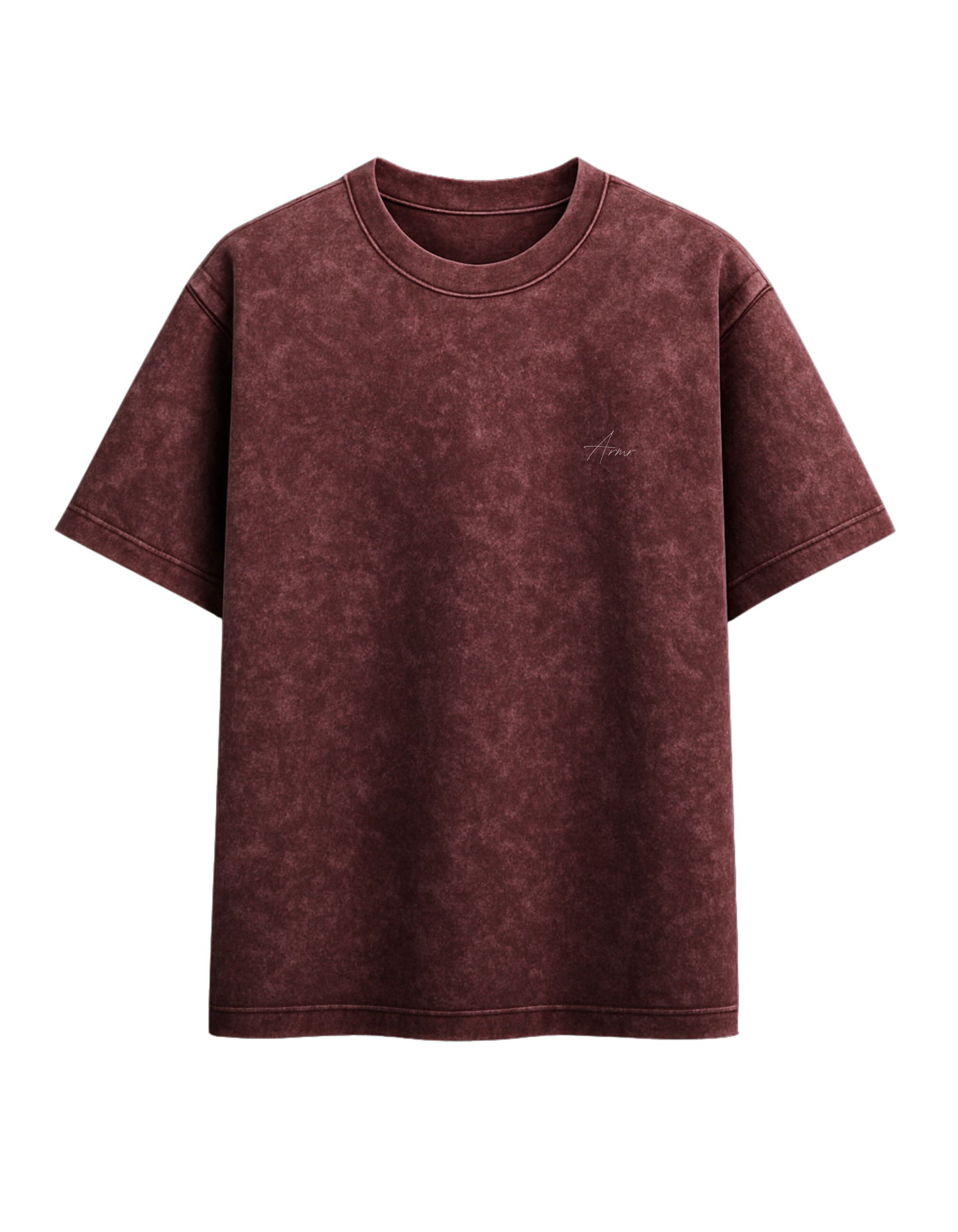 Maroon Acids | Acid Washed Oversized