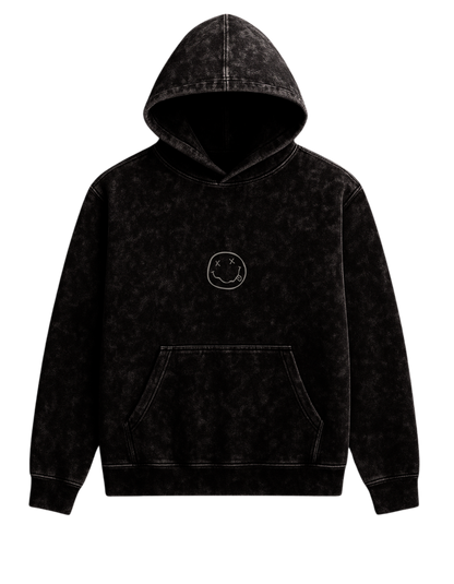 Nirvana Acid Wash Hoodie | The Loops Collection