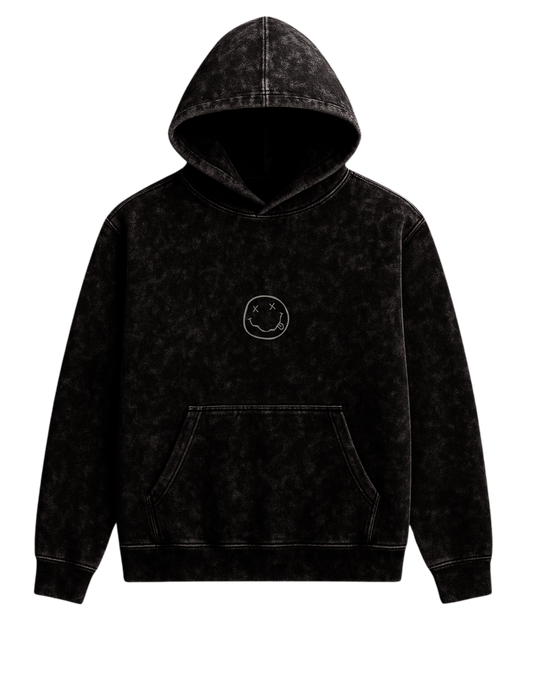 Nirvana Acid Wash Hoodie | The Loops Collection