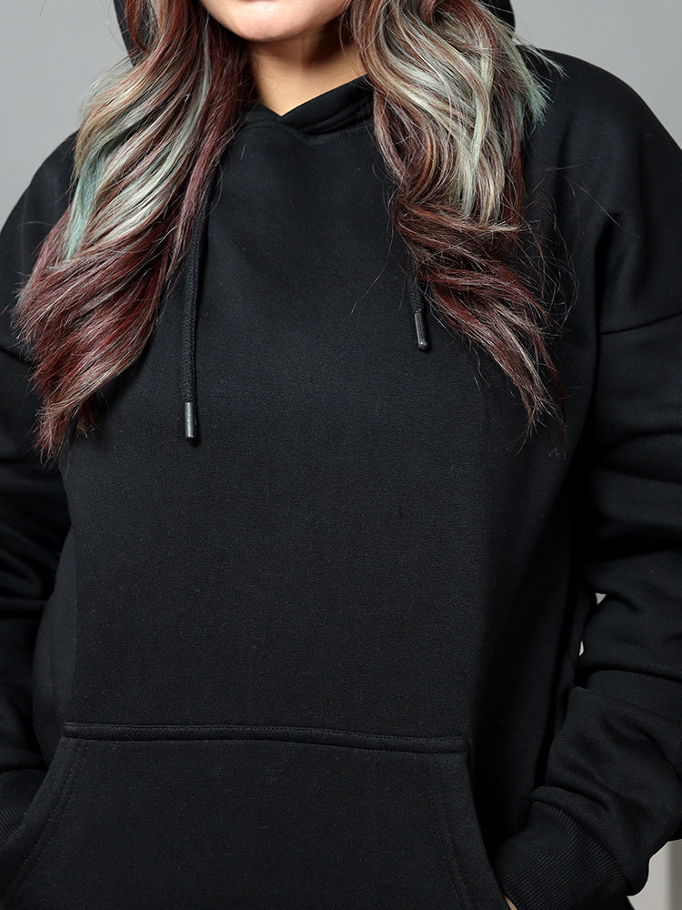 Cavalier Black Oversized Hoodie PlotArmour Store