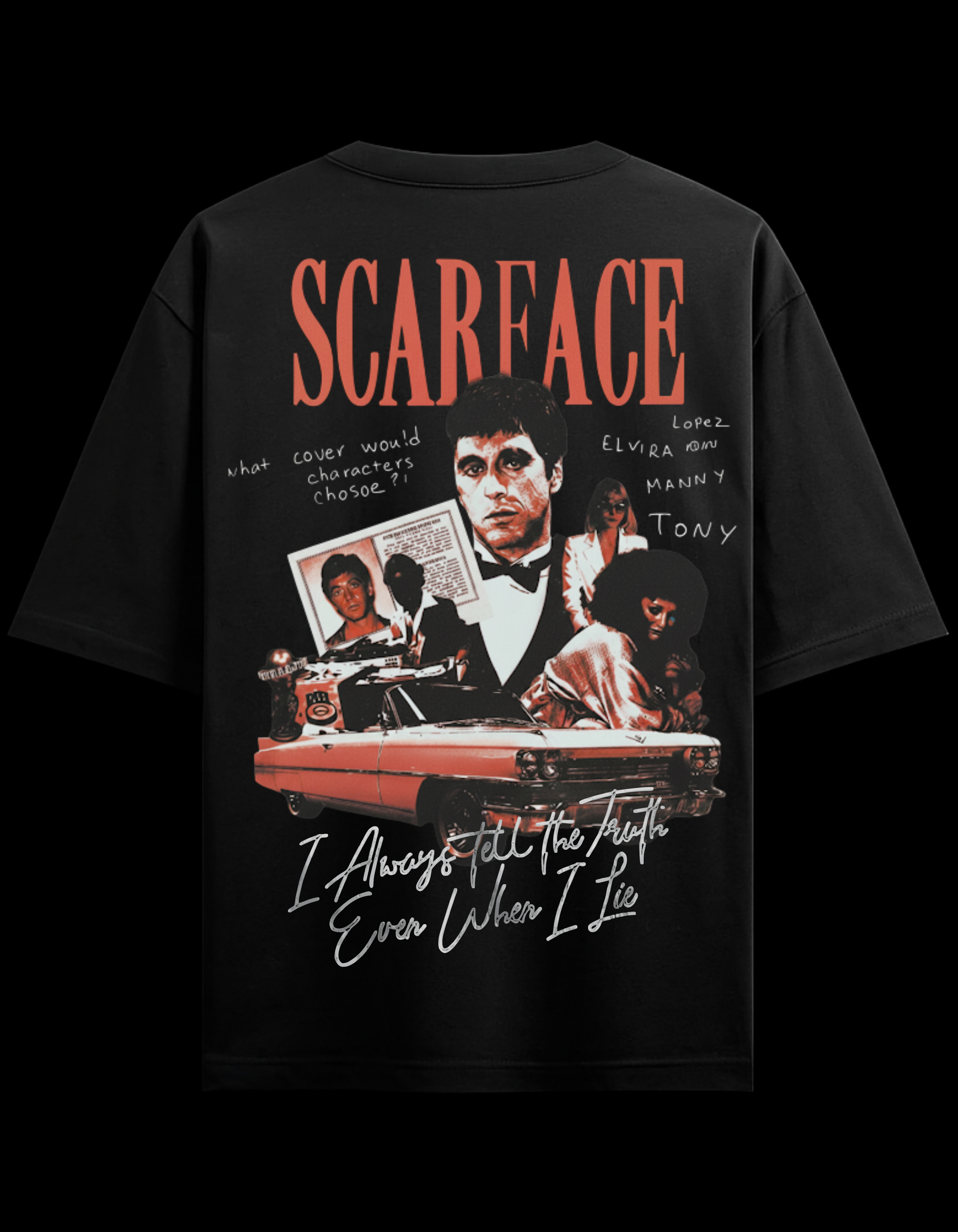 Scarface Oversized Tee Plot Armour