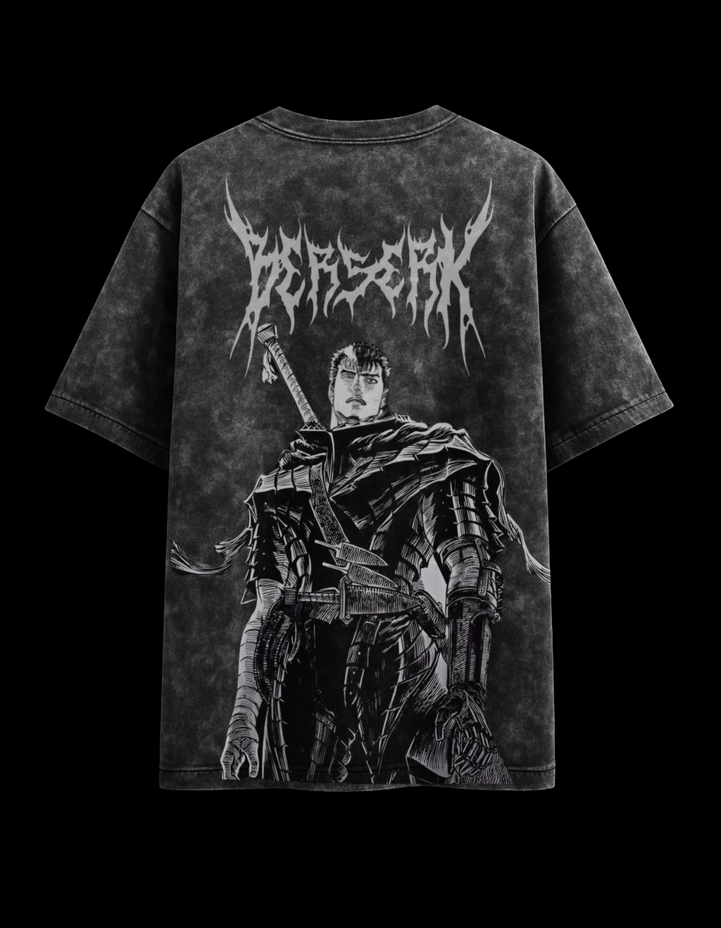 Berserk Acid Wash Oversized Tee Plot Armour