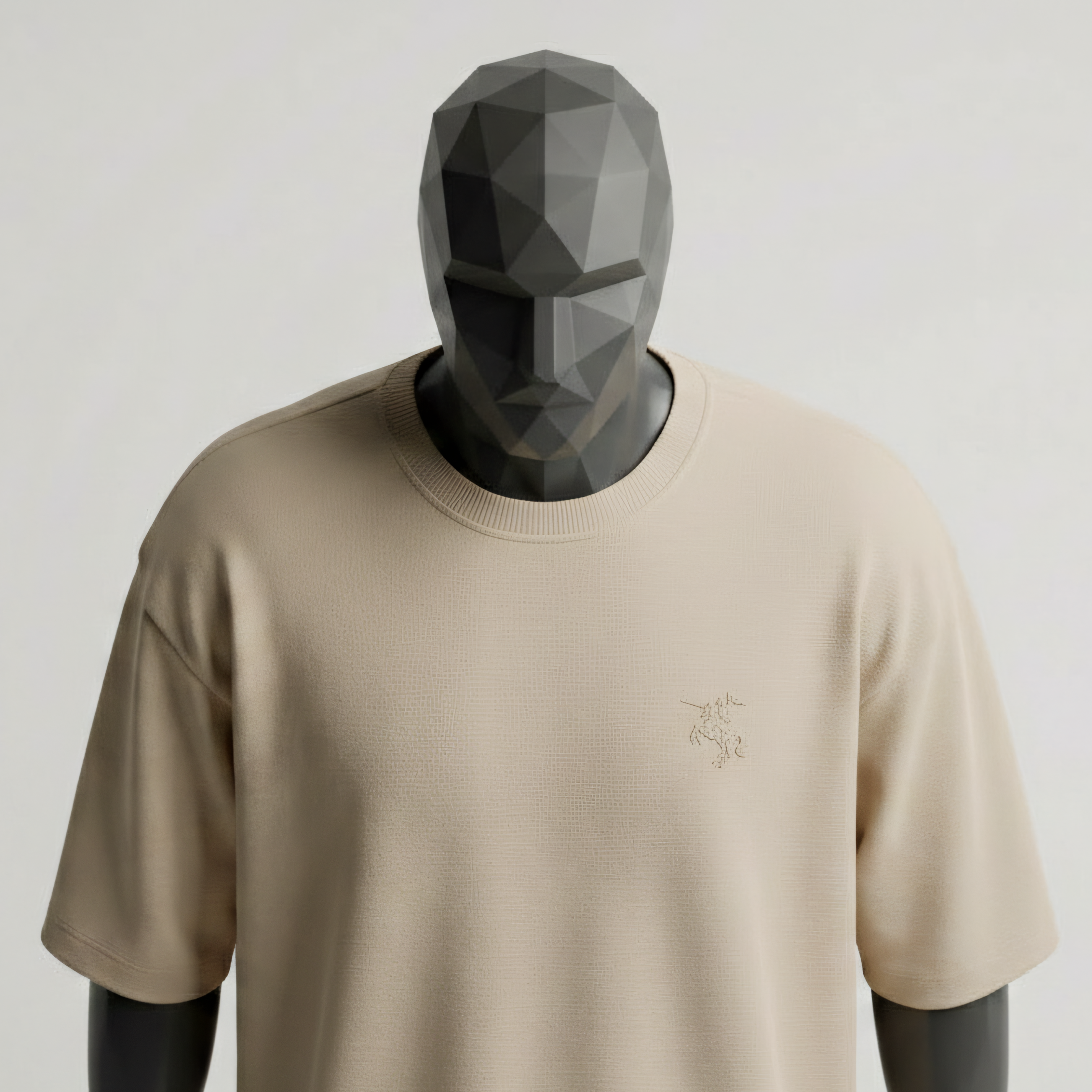 Cavalier Beige Supima Premium Tee