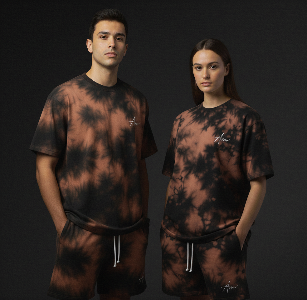 Chocolate Tie Dye Coords Plot Armour