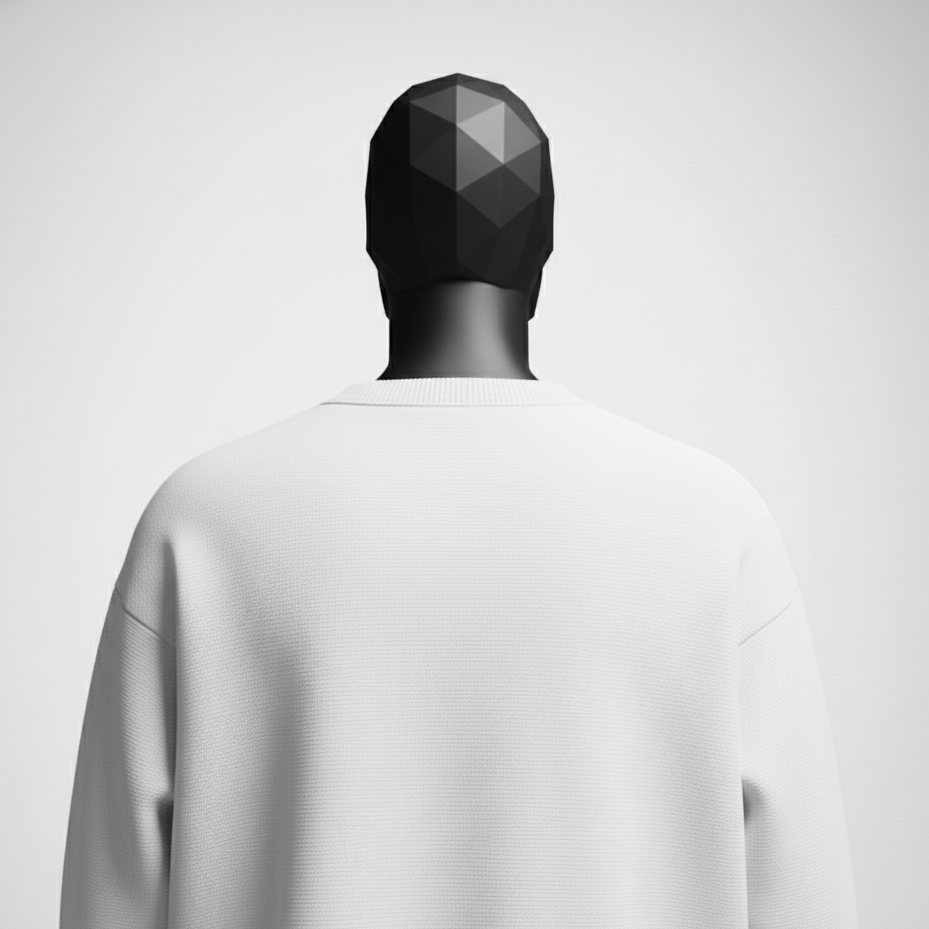 Cavalier White Sweatshirt